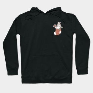 Christmas Stocking Bunny Hoodie